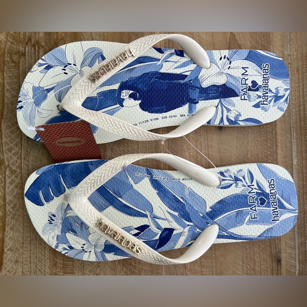Havaianas × Farm Rio Fresh Fruit Flip Flop Women’s Size 11 New - Picture 2 of 11